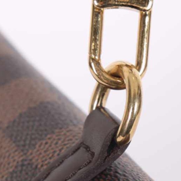 Rare🔥LV Damier Ebene shoulder bag studded top handle handbag Venice LV bag - Picture 8 of 15